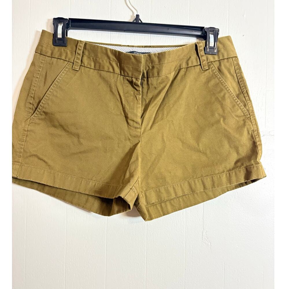 J. Crew Size 8 Casual Summer Vacation Wear 3" Chino Shorts